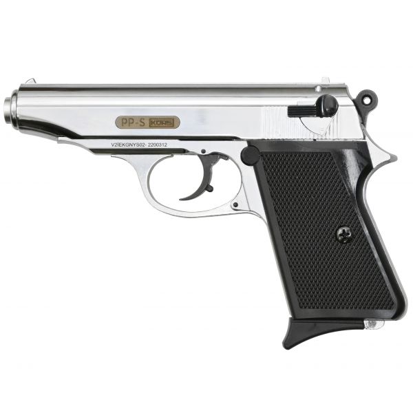 Сигнальный пистолет PP-S KURS (Walther PP) кал. 5,5 мм под 10ТК, хром