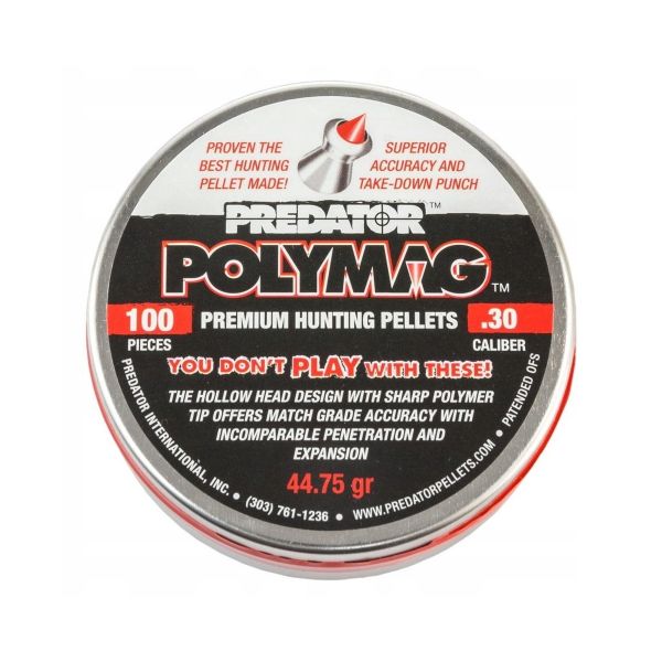 Пули JSB Predator Polymag 7,62 мм, 2,9 грамм, 100 штук