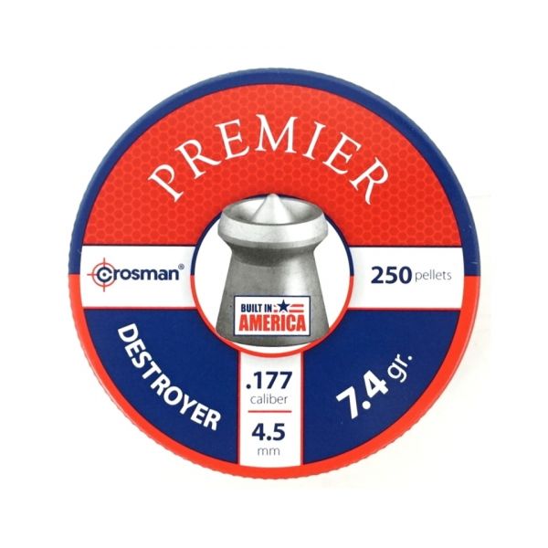 Пули Crosman Destroyer 4,5 мм, 0,51 грамм, 250 штук